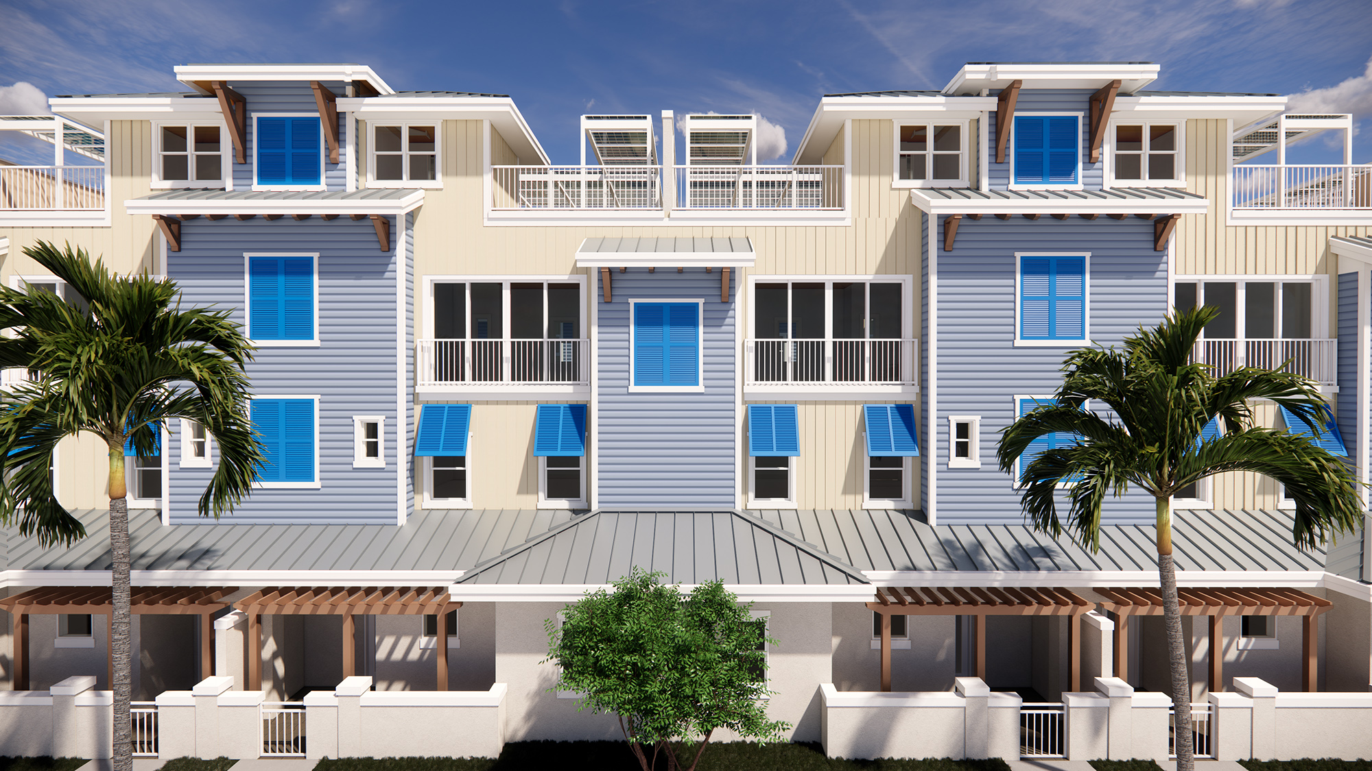 Front elevation — Causeway face